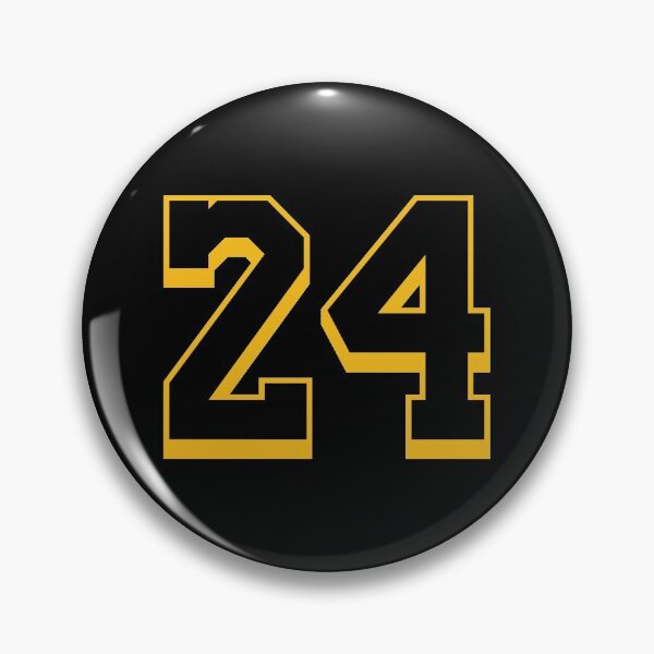 Item preview, 24 Yellow Number Twenty-Four Black Basketball Sports Jersey designed and sold by elhefe.