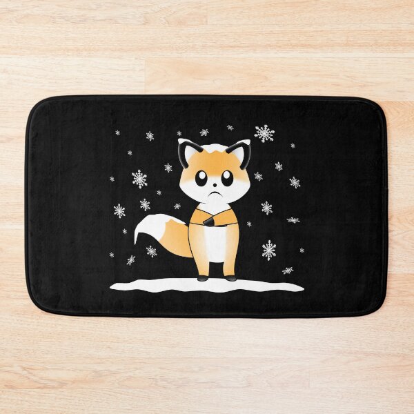 Item preview, A Cute Unhappy Fox In The Snow Winter Time designed and sold by Paulina Vanlife.