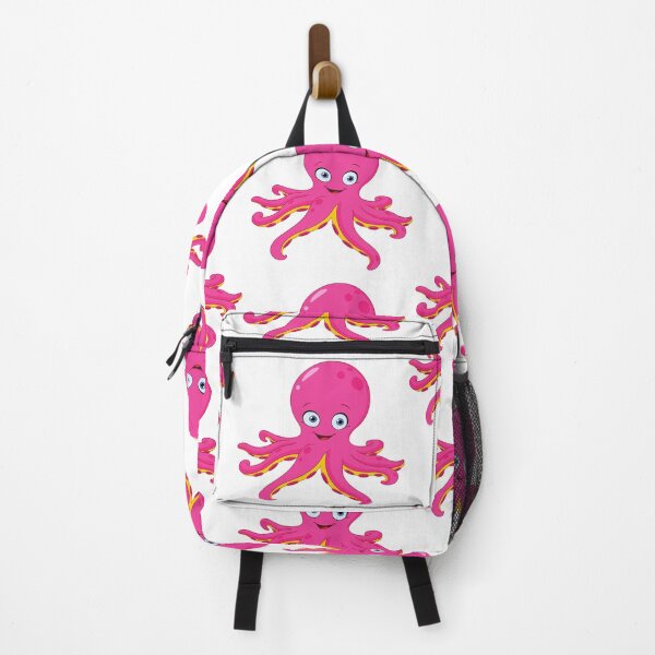 Item preview, cute pink octopus designed and sold by treasure-crafts.
