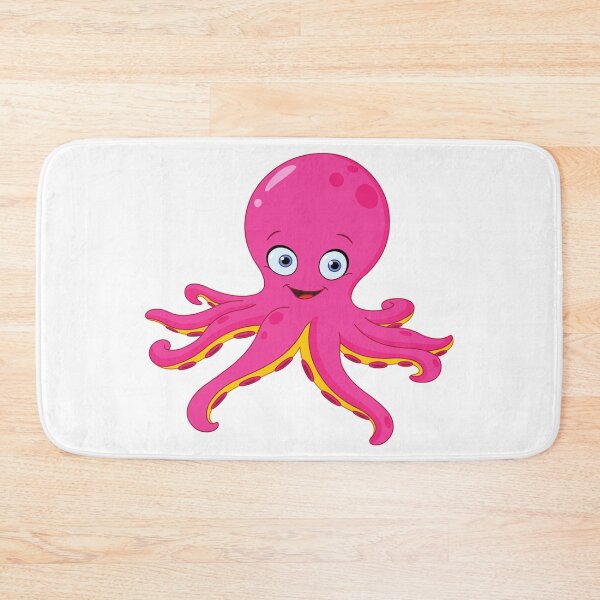 Item preview, cute pink octopus designed and sold by treasure-crafts.