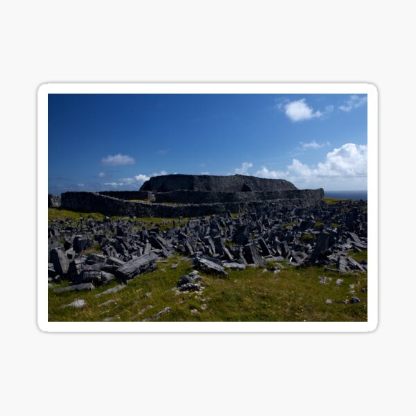Dun Aengus Fort, Inishmore, Aran Islands Sticker