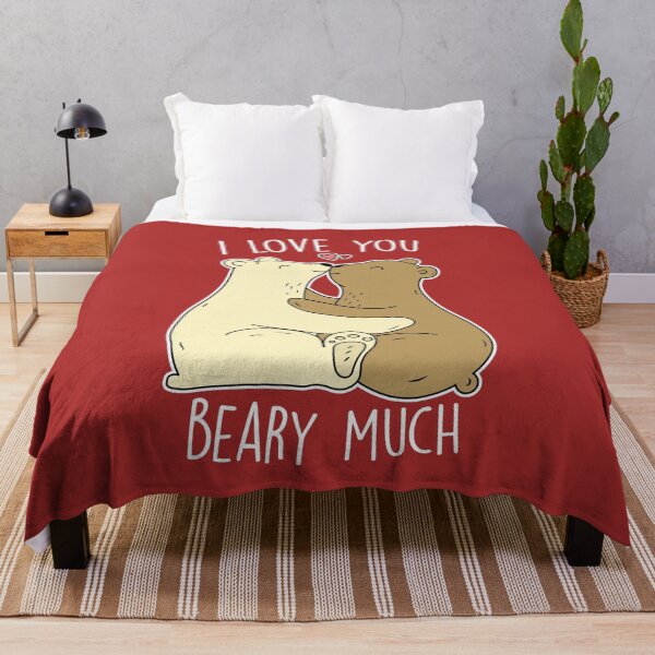 Item preview, I Love You Beary Much | Cute Bear Animal Valentine Pun designed and sold by SLAG-Creative.