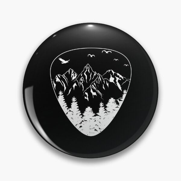 Item preview, Guitar Pick Mountain Cool Guitar Player Guitarist Gift Music designed and sold by HeroTee.