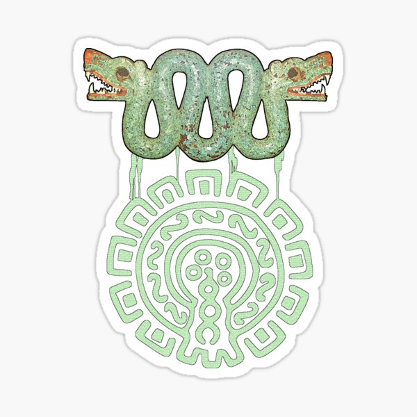 Item preview, Double-Headed Serpent (Aztec) in colour designed and sold by JoelCortez.