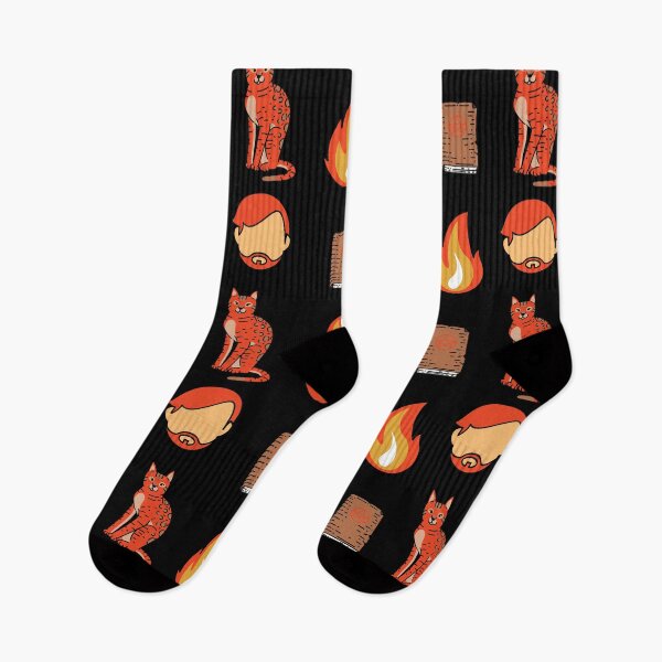 Item preview, Caleb Widogast - Frumpkin - Spellbook - Fireball Flame (Sticker Pack of 4) designed and sold by WonderWear.