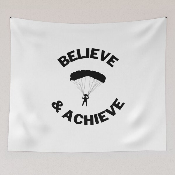 Item preview, Sky diving: Believe & Achieve designed and sold by TheGreenGoat.
