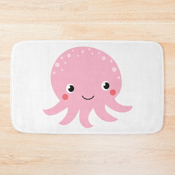 Item preview, cute pink octopus designed and sold by treasure-crafts.