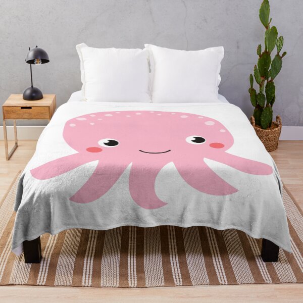 Item preview, cute pink octopus designed and sold by treasure-crafts.