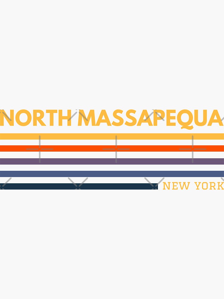 "North Massapequa New York" Sticker for Sale by Taumaturgo Redbubble