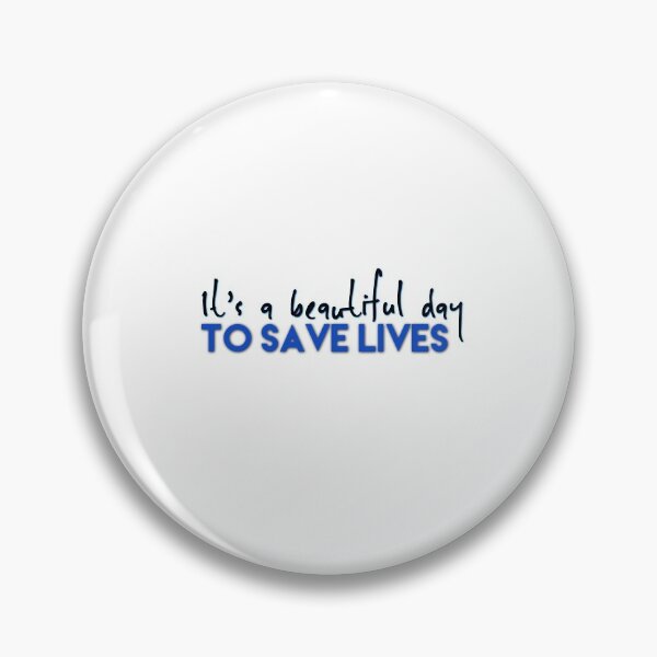 Item preview, It's a beautiful day to save lives, derek shepard designed and sold by Tamm-art.