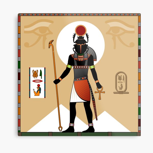 Religion of Ancient Egypt. Metal Print