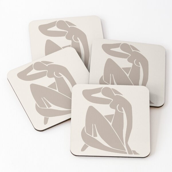 Item preview, Henri Matisse Nude. Paper Decoupes Art Beige, Matisse Cutout's designed and sold by re-make-.