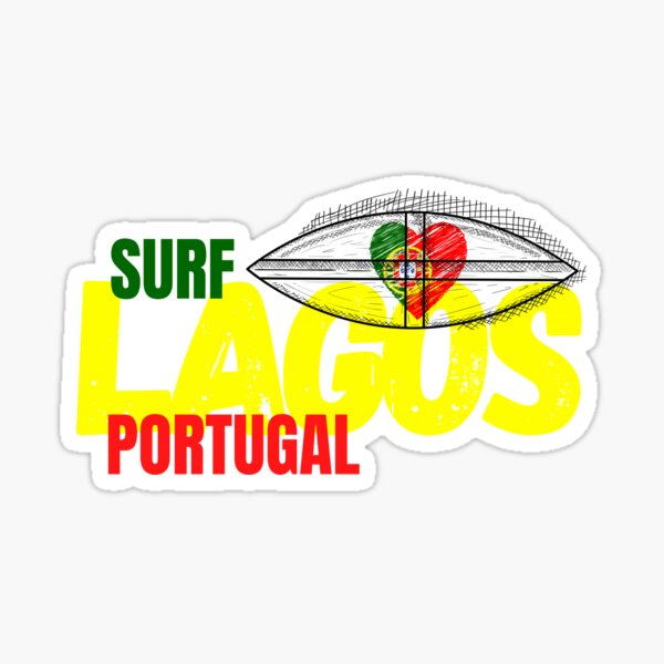 Artikel-Vorschau von Lagos Surf Portugal Flagge, designt und verkauft von Original1977.
