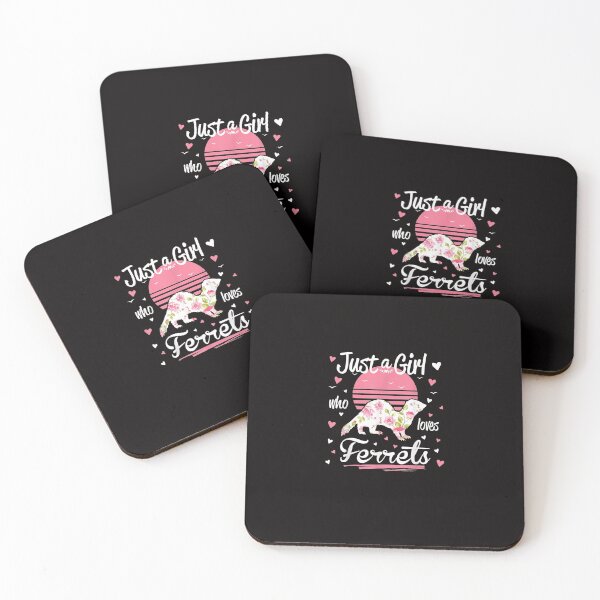Item preview, Ferret Design, Just A Girl Who Loves Ferrets designed and sold by AmelieFritsch.