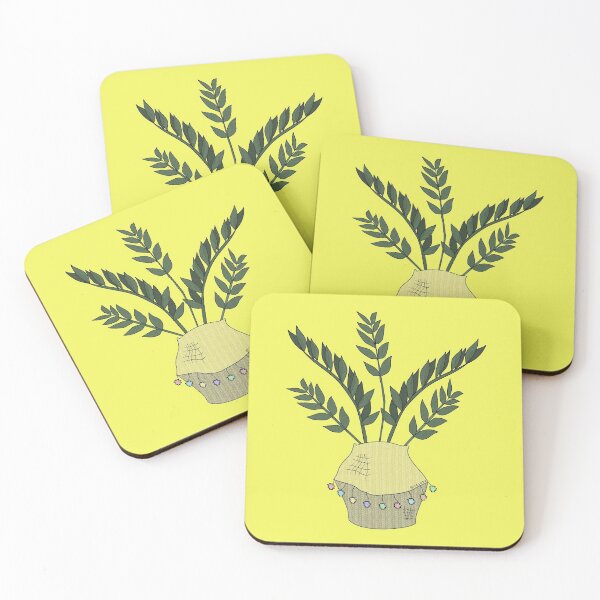 Item preview, ZZ plant (Zamioculcas Zamiifolia) Houseplant Art designed and sold by TASORA.