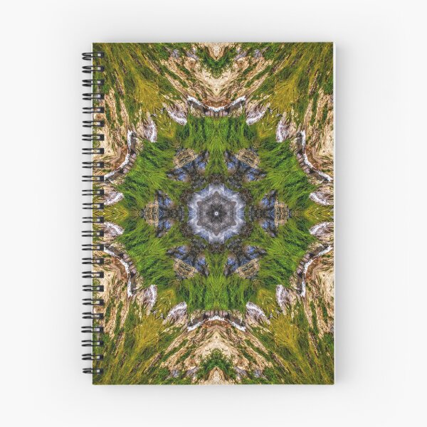 Item preview, Kaleidoscope Star Flower - Nature Mountain Green Mandala designed and sold by gphotobox.