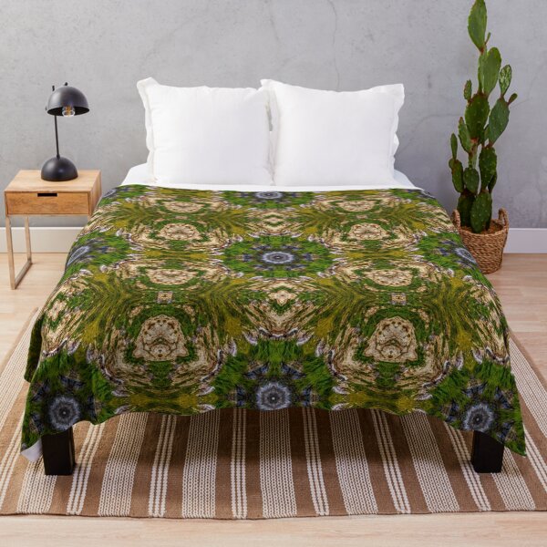 Item preview, Kaleidoscope Star Flower - Nature Mountain Green Mandala designed and sold by gphotobox.
