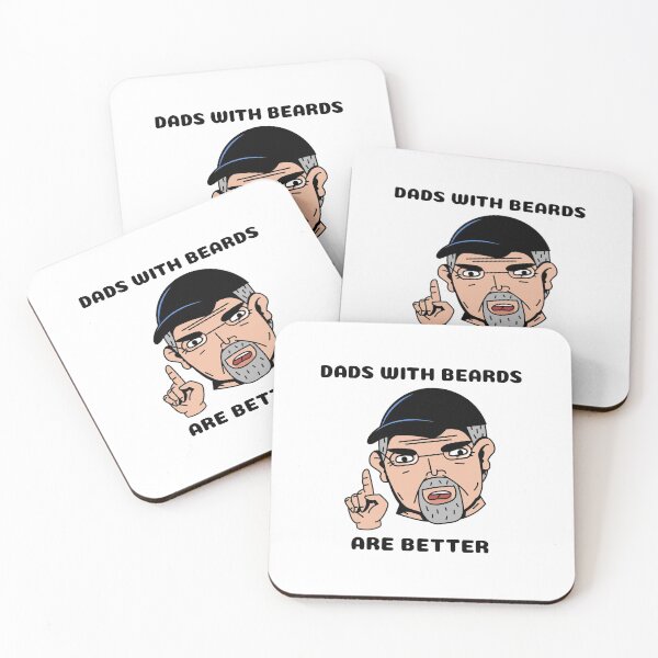 Item preview, DADS WITH BEARDS ARE BETTER designed and sold by Pinu005.