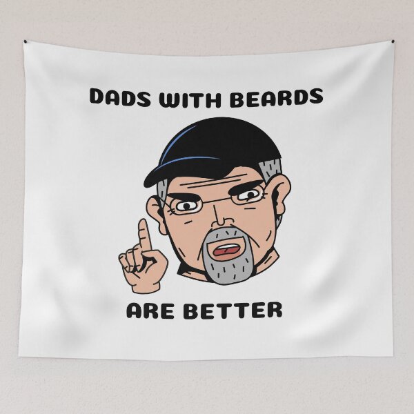 Item preview, DADS WITH BEARDS ARE BETTER designed and sold by Pinu005.
