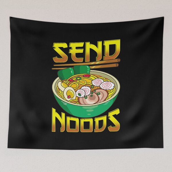 Item preview, Cute & Funny Send Noods Pun Anime Gamer Ramen designed and sold by perfectpresents.