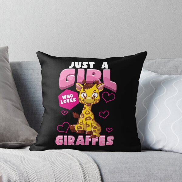 Item preview, Cute & Funny Just A Girl Who Loves Giraffes Pun designed and sold by perfectpresents.