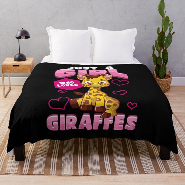 Item preview, Cute & Funny Just A Girl Who Loves Giraffes Pun designed and sold by perfectpresents.