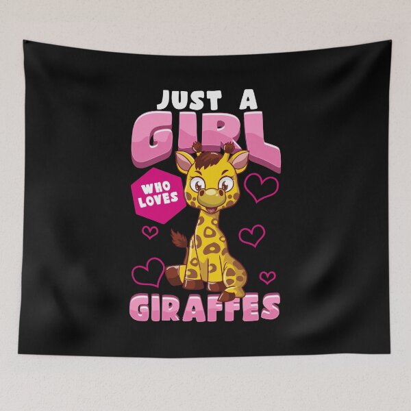 Item preview, Cute & Funny Just A Girl Who Loves Giraffes Pun designed and sold by perfectpresents.