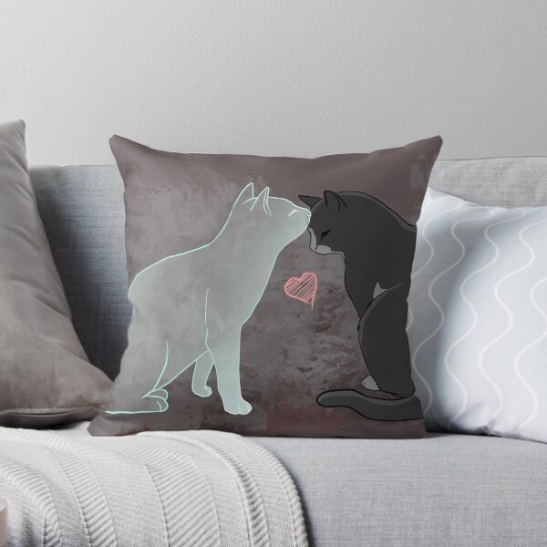 Kitten Throw Pillow