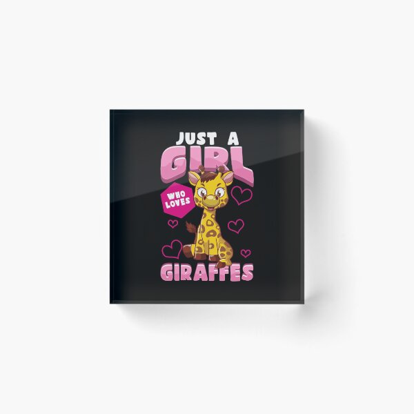 Item preview, Cute & Funny Just A Girl Who Loves Giraffes Pun designed and sold by perfectpresents.