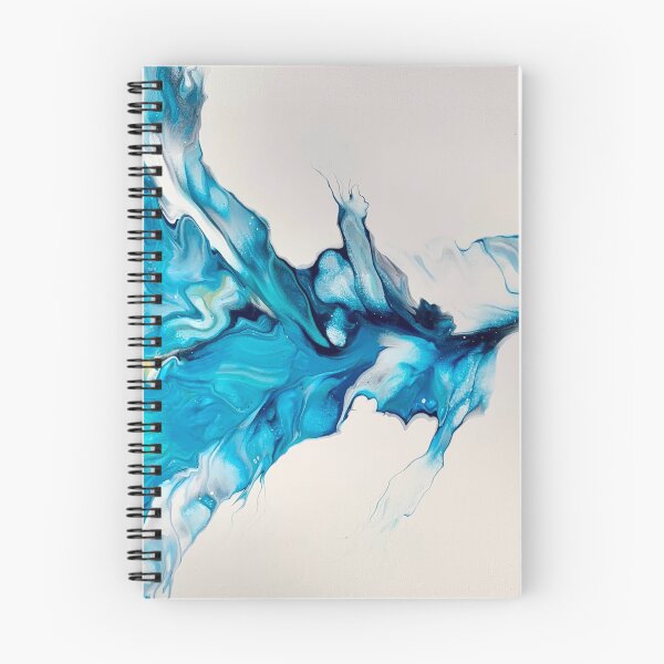 Item preview, Beautiful Ocean Inspired Abstract Fluid Art Painting designed and sold by CrystalCoast.