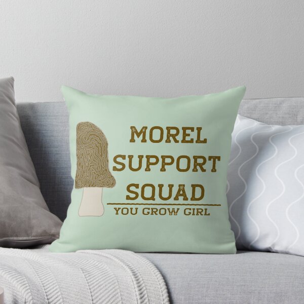 Item preview, Funny Mushroom Morel Support Squad You Grow Girl designed and sold by Punderstandable.