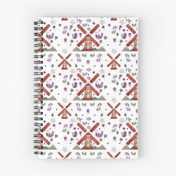 Item preview, Scandinavian Folklore Windmill Pattern designed and sold by LotusArtStudio.