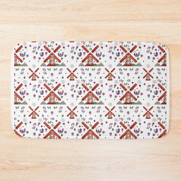 Item preview, Scandinavian Folklore Windmill Pattern designed and sold by LotusArtStudio.