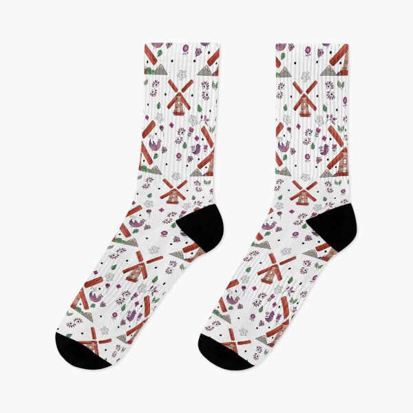 Item preview, Scandinavian Folklore Windmill Pattern designed and sold by LotusArtStudio.