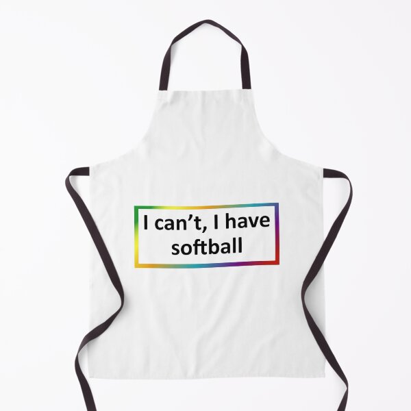 Item preview, I can't, I have softball designed and sold by SmileMiau.
