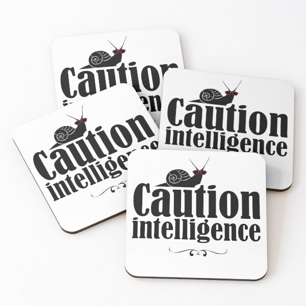 Item preview, Caution Intelligence : I'm Very Intelligent designed and sold by mahjoubstr.