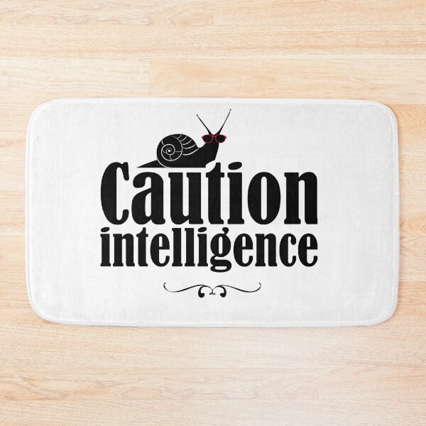 Item preview, Caution Intelligence : I'm Very Intelligent designed and sold by mahjoubstr.
