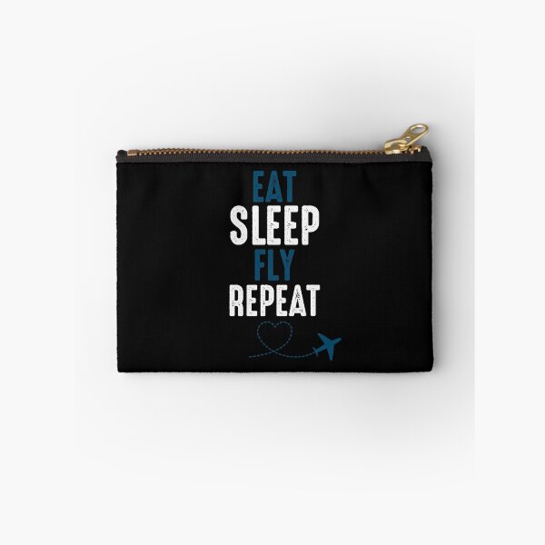 Item preview, Aviator Pilot Eat Sleep Fly Repeat designed and sold by ElBeDesigns.