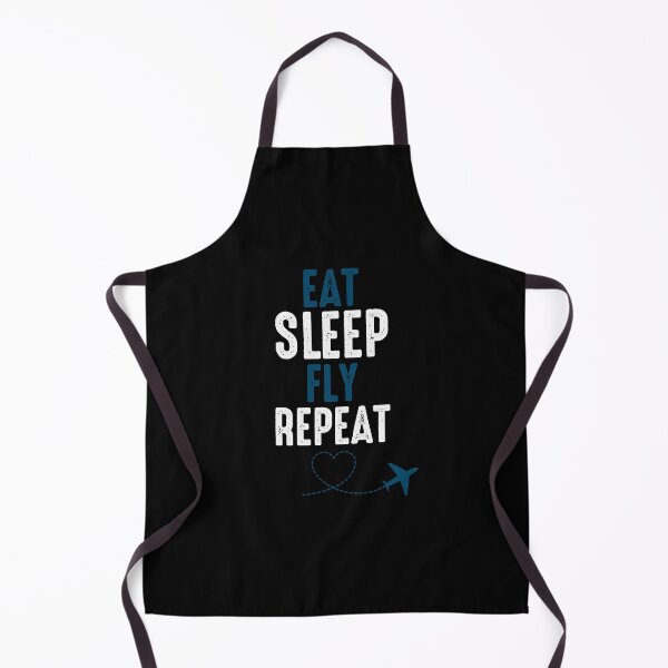 Item preview, Aviator Pilot Eat Sleep Fly Repeat designed and sold by ElBeDesigns.