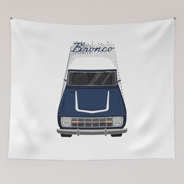 Item preview, Ford Bronco 1st gen - Dark Blue designed and sold by V8social.