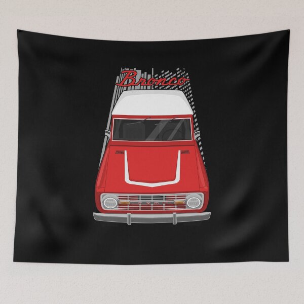 Item preview, Ford Bronco 1st gen - Red designed and sold by V8social.