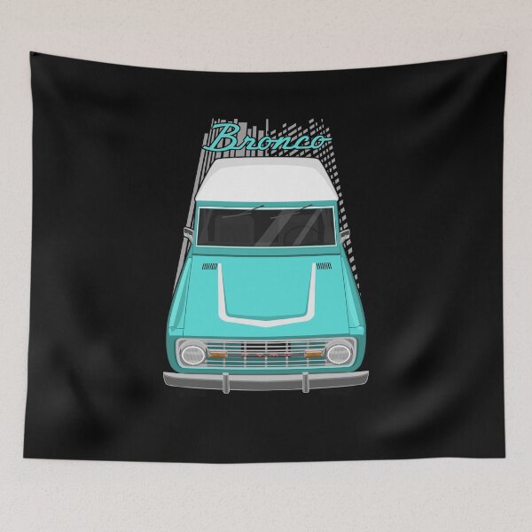 Item preview, Ford Bronco 1st gen - Turquoise designed and sold by V8social.