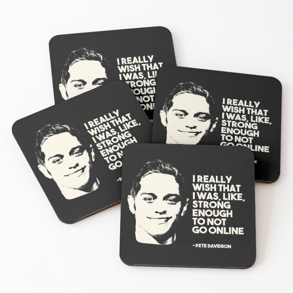 Item preview, Pete Davidson quote designed and sold by EGIT.