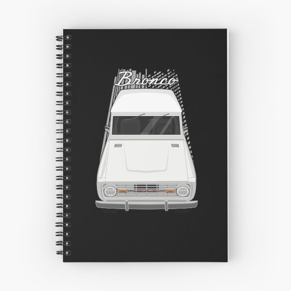 Item preview, Ford Bronco 1st gen - White designed and sold by V8social.