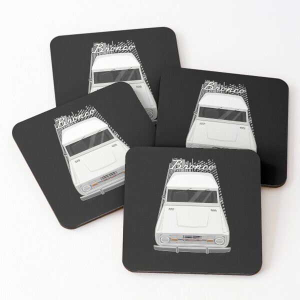 Item preview, Ford Bronco 1st gen - White designed and sold by V8social.