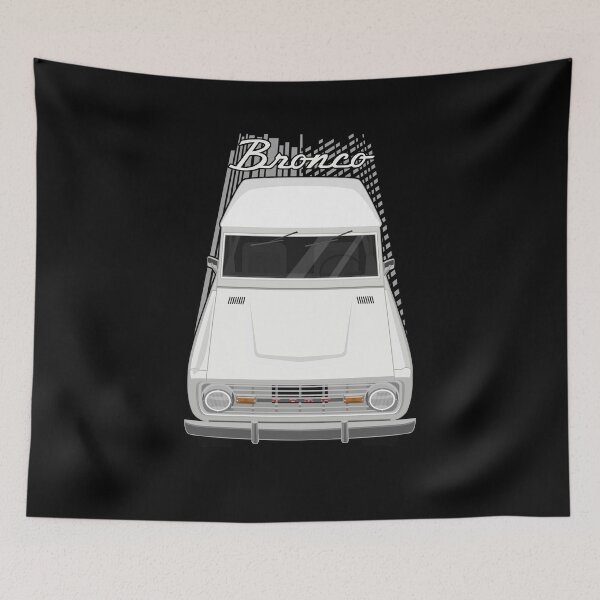 Item preview, Ford Bronco 1st gen - White designed and sold by V8social.