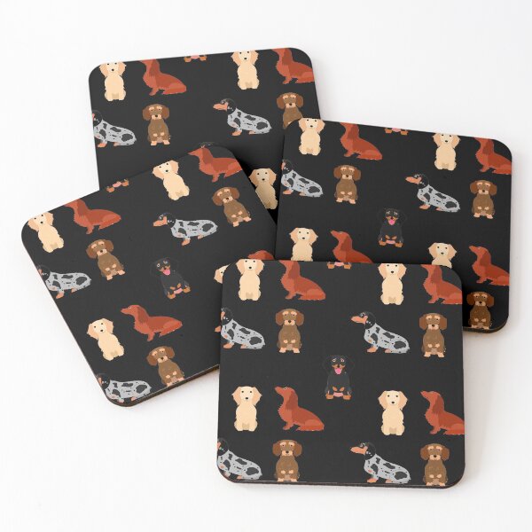 Item preview, Wire Hair Dachshund Sticker Pack wiener dog Shorthaired designed and sold by Spaceshipsells.