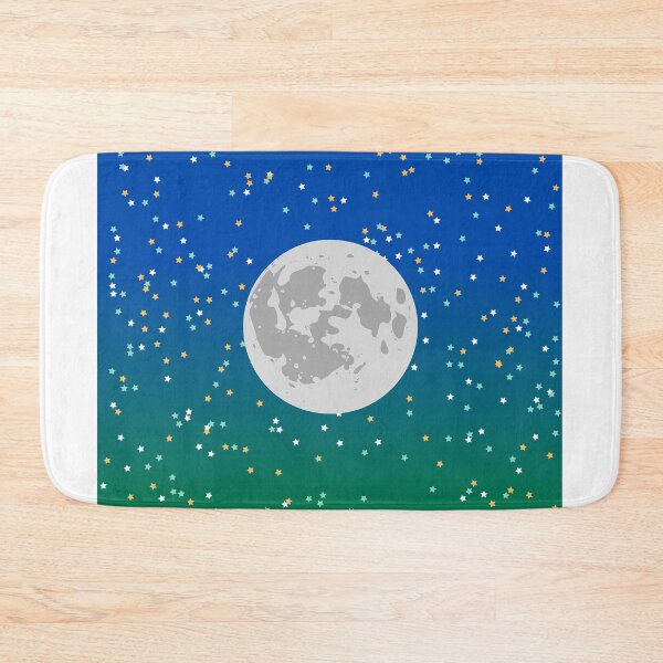 Item preview, Full Moon and Stars in Night Sky designed and sold by ShaunSandhu.