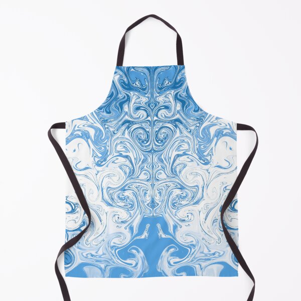 Item preview, Blue and white marbled abstract designed and sold by Diane Hunter Art.