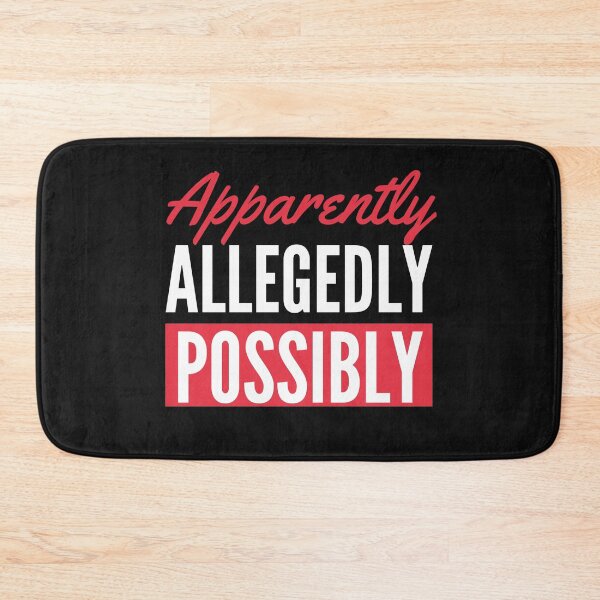 Item preview, Apparently, Allegedly, Posibly- Bailey Sarian Suspish Crime Story designed and sold by EvaWolf.